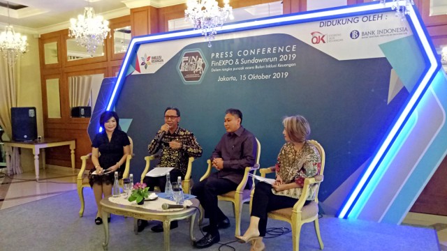 Konferensi pers OJK dan BI soal bulan inklusi keuangan 2019, Selasa (15/10/2019). Foto: Resya Firmansyah/kumparan