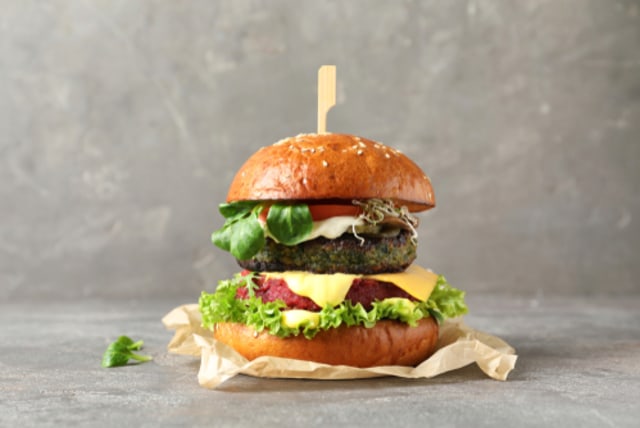 Ilustrasi burger vegetarian Foto: dok.shutterstock