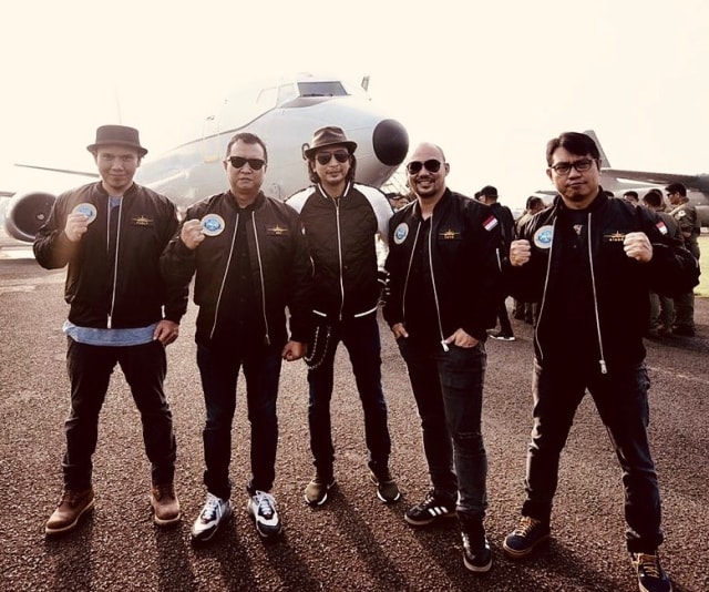 Personel Band Padi Reborn. Foto: Instagram: @piyu_logy.