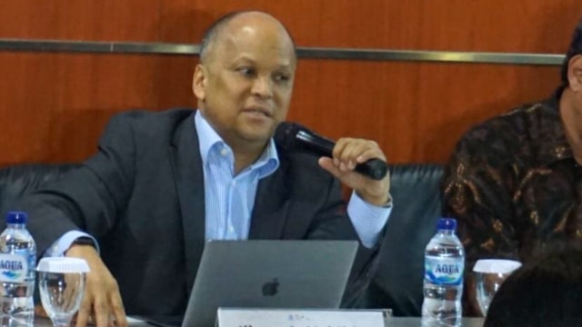 Ilham Habibie (kiri) dalam sesi diskusi “Diaspora: Transformasi dan Sinergi Budaya Global dan Lokal Indonesia.” Foto: Andesta Herli Wijaya/kumparan