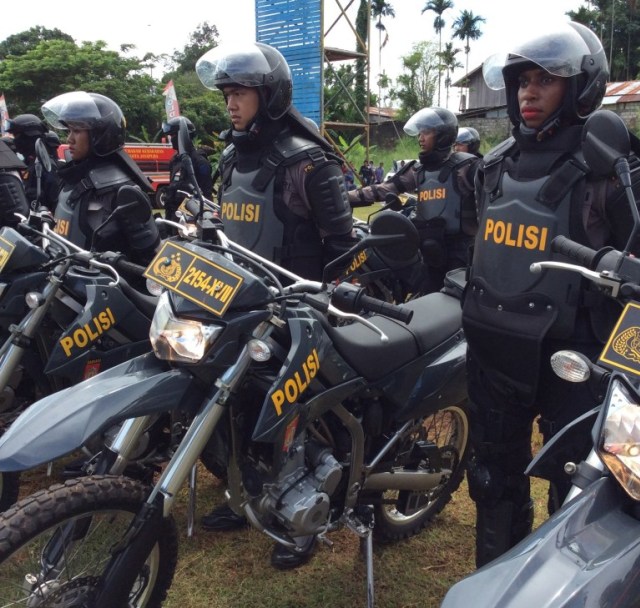 Patroli motor Polda Papua. (Dok: KabarPapua.co)