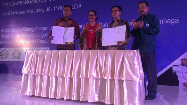Rakornas SMK Pariwisata 2019.  Foto: Selfy Momongan/kumparan
