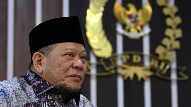 Ketua Dewan Perwakilan Daerah (DPD) La Nyalla Mahmud Mattalitti. Foto: ANTARA FOTO/Aditya Pradana Putra