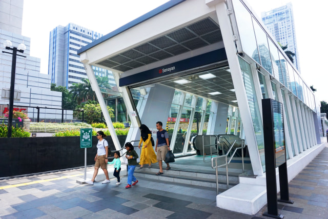 Ilustrasi Stasiun MRT Senayan. Foto: Shutter Stock