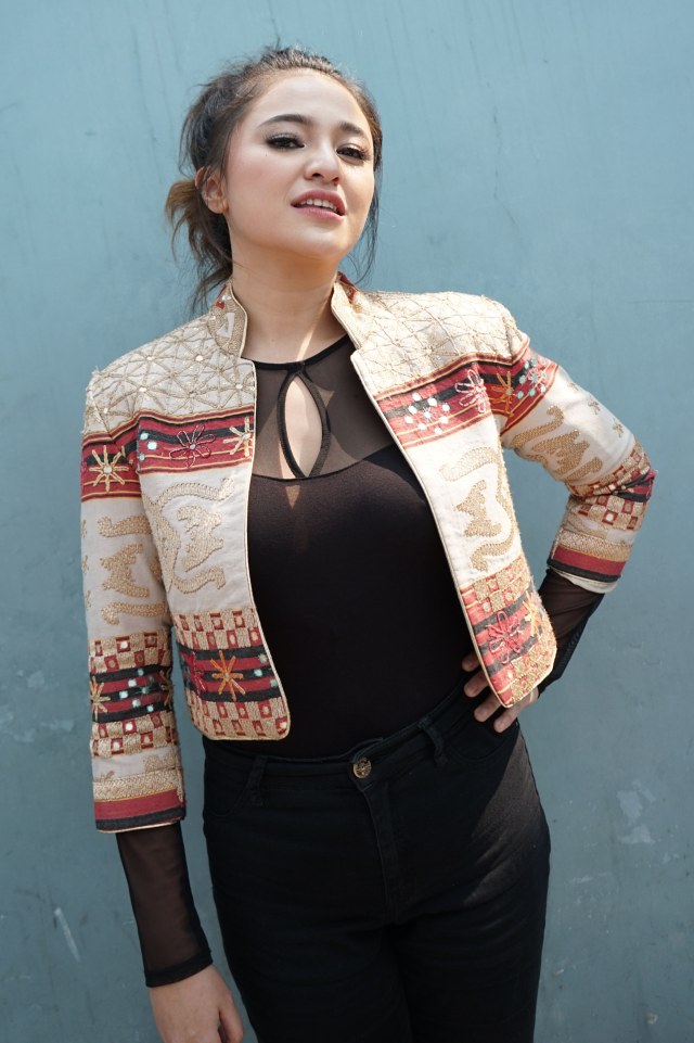 Artis Marshanda saat ditemui dikawasan Tendean, Jakarta, Rabu, (16/10). Foto: Dok. Ronny
