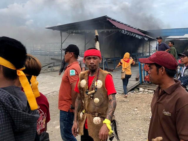 Suasana kericuhan di PPU, Kalimatan Timur. Foto: Dok. Istimewa