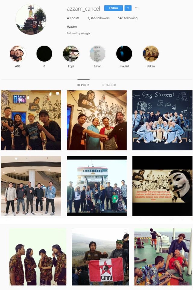 Screen shoot akun pemberi minuman keras ke kucing anggora. Foto: Screen shoot