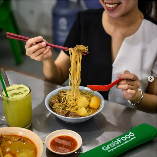 Salah satu iklan Grab Food | Photo by @grabid on Instagram