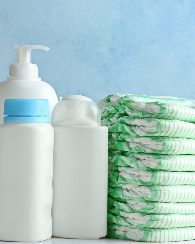 Ilustrasi lotion dan bedak untuk ruam bayi. Foto: Shutterstock