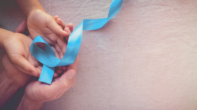 com-Pita biru, salah satu simbol hidrosefalus. Foto: Shutterstock