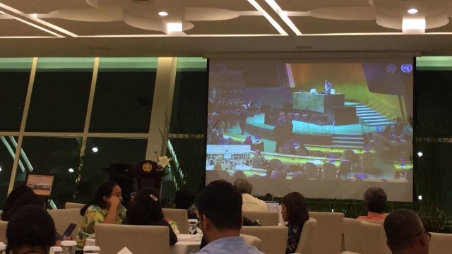 Proses pemungutan suara Dewan HAM PBB periode 2020-2022. Foto: Ricky Febrian/kumparan