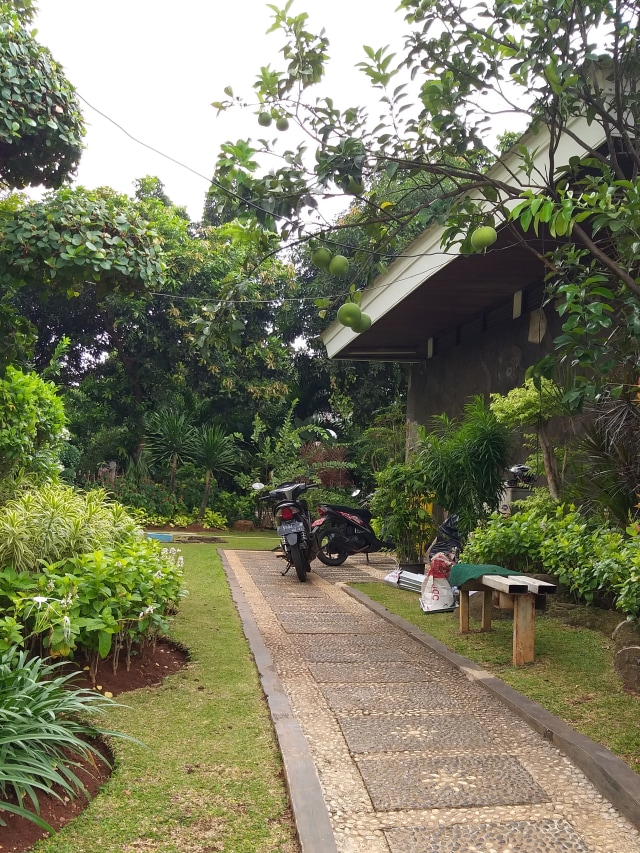 Suasana rumah dinas Menteri Agama Lukman Hakim Saifuddin di Kompleks Widya Chandra, Jakarta Selatan, Jumat (18/10/2019). Foto: Fadjar Hadi/kumparan