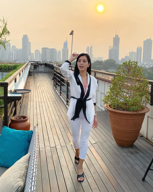 Selebriti sekaligus mantan istri Delon, Yeslin Wang. Foto: Instagram: @yeslinwang.