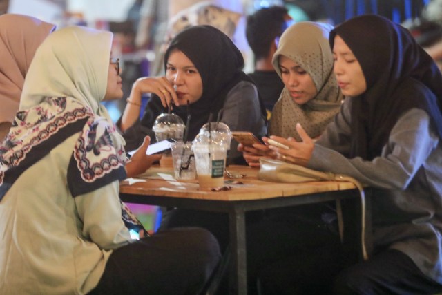 Pengunjung Festival Kopi Banda Aceh 2019. Foto: Suparta/acehkini  