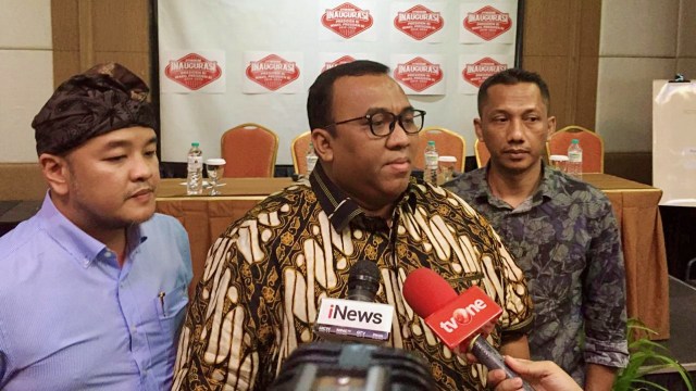 Andi Gani Nena Wea saat di wawancarai. Foto: Ricky Febrian/kumparan