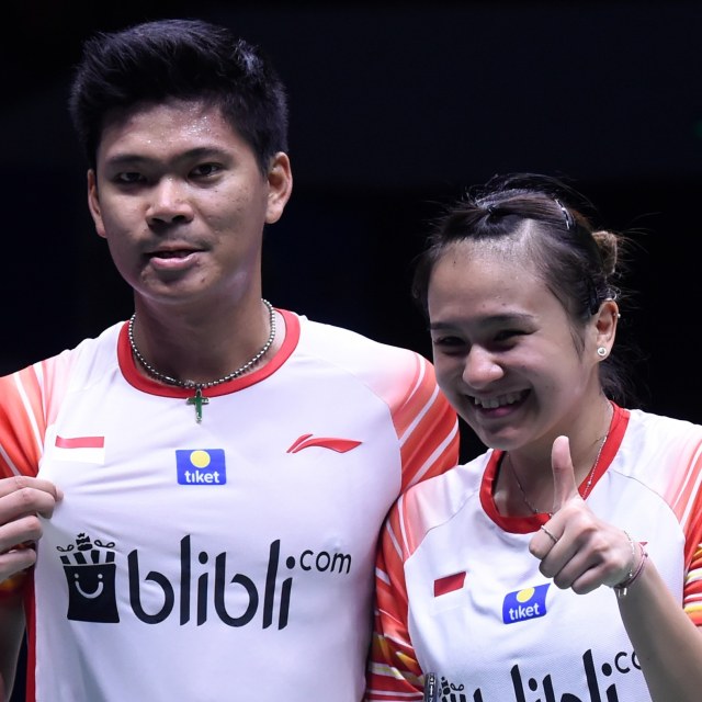Praveen Jordan/Melati Daeva Oktavianti, ganda campuran Indonesia. Foto: Dok. PBSI