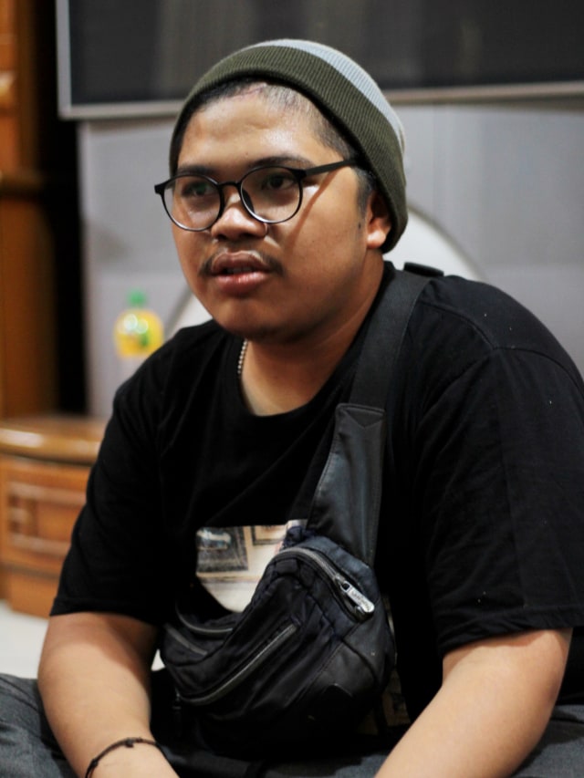 Faisal Amir, mahasiswa Al Azhar korban unjuk rasa yang berakhir rusuh di depan DPR pada Selasa (24/9/2019). Foto: Muhammad Fadli Rizal/kumparan