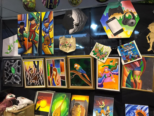 Hasil karya anak-anak dipamerkan pada pekan Pontianak Creative Culinary Festival. Foto: Teri/Hi!Pontianak