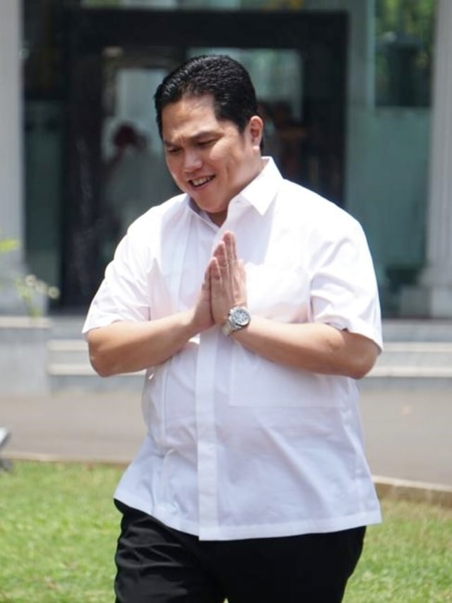 Erick Thohir di Istana Kepresidenan, Jakarta.  Foto: Kevin S. Kurnianto/kumparan 