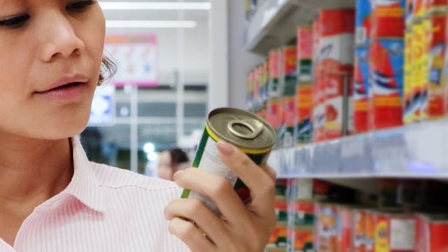 label kemasan makanan Foto: Shutterstock