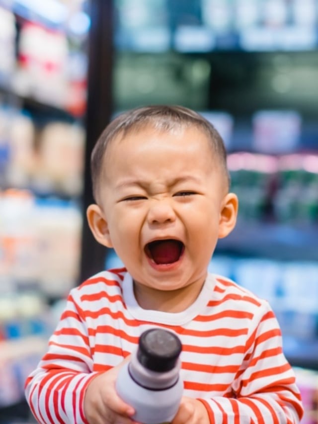 ilustrasi anak balita menjerit. Foto: Shutterstock