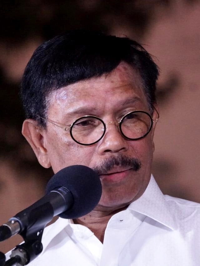 Johnny G Plate di Kompleks Istana Kepresidenan, Jakarta, Selasa (22/10/2019). Foto: Kevin S. Kurnianto/kumparan