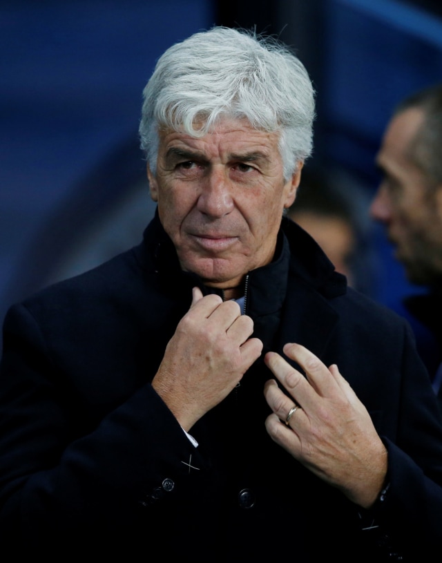 Pelatih Atalanta, Gian Piero Gasperini. Foto: Reuters/Andrew Yates