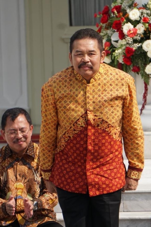 Jaksa Agung, ST Burhanuddin, saat perkenalan Menteri Kabinet Indonesia Maju di Istana Kepresidenan, Jakarta. Foto: Kevin S. Kurnianto/kumparan