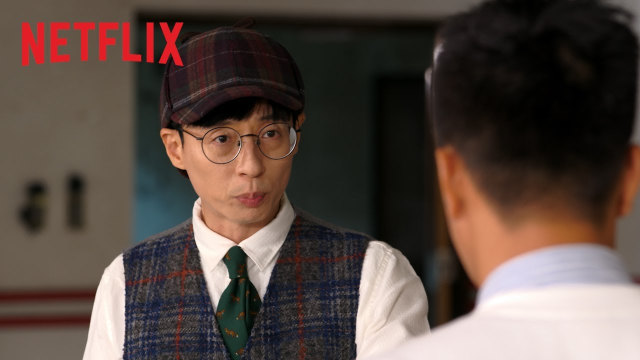 Yoo Jae Suk dalam tayangan 'Busted 2'. Foto: Netflix