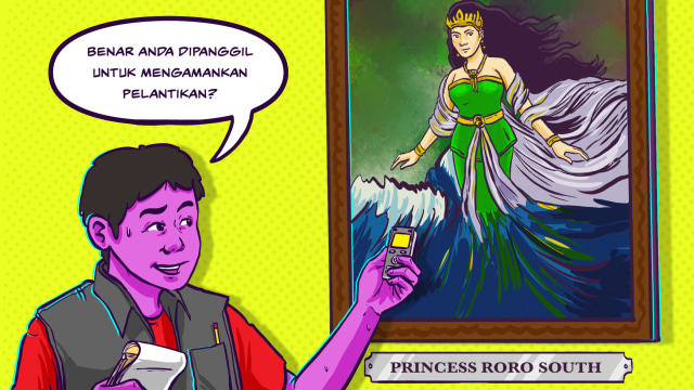 Ilustrasi Nyi Roro Kidul. Foto: Dok: Maulana Saputra/kumparan.