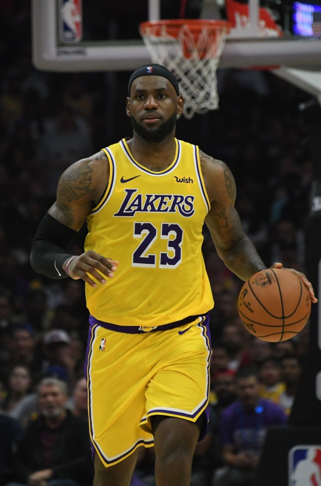 Bintang Los Angeles Lakers, LeBron James. Foto: Kirby Lee-USA TODAY Sports