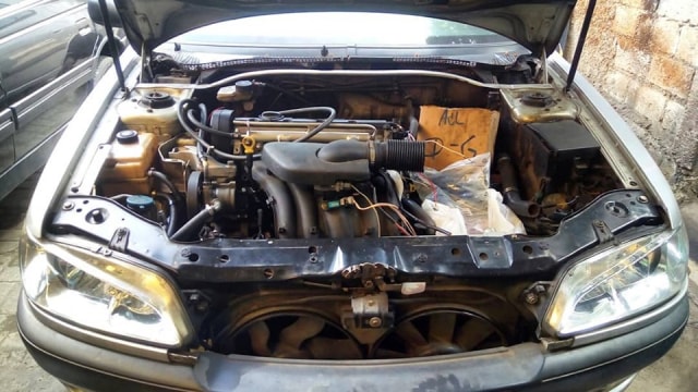 Ilustrasi kipas radiator pada mesin mobil Foto: muhammad ikbal/kumparan