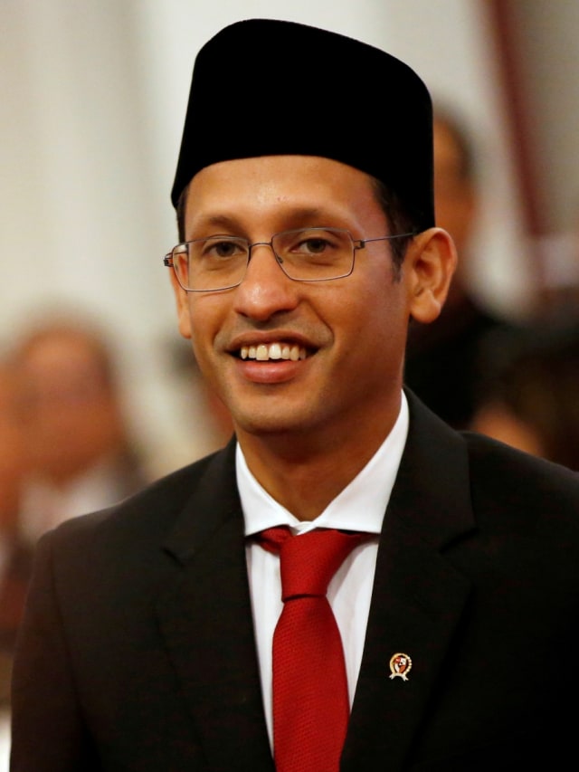 Menteri Pendidikan dan Kebudayaan Nadiem Makarim. Foto: REUTERS/Willy Kurniawan