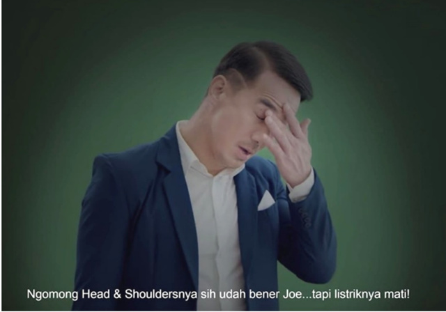 Iklan Head & Shoulders versi Joe Taslim | Photo by @headandshouldersid on Instagram