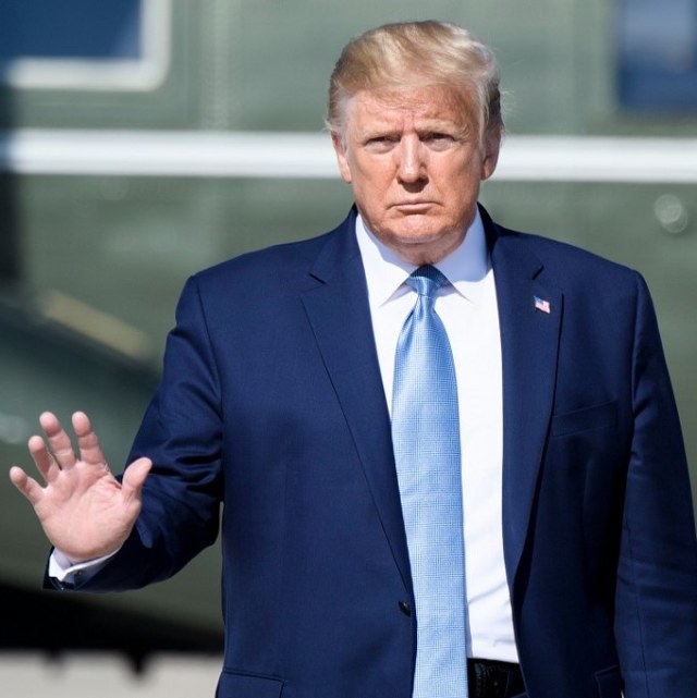 Presiden Amerika Serikat Donald Trump (Not Cover) Foto: AFP/Brendan Smialowski