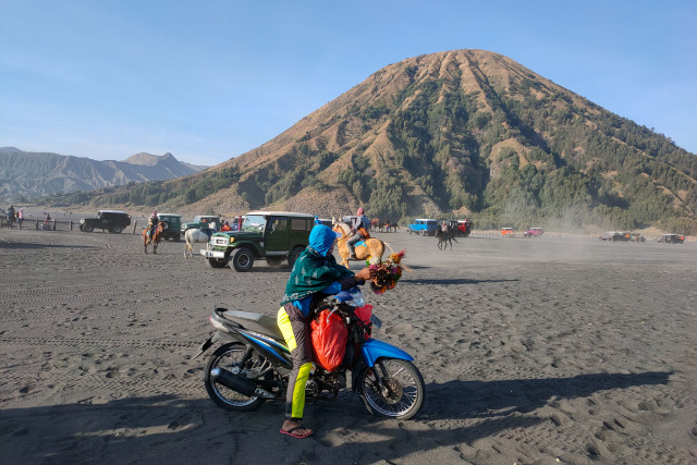 Pemandangan gunung Bromo yang di potret OPPO RENO2. Foto: Fitra Andrianto/kumparan