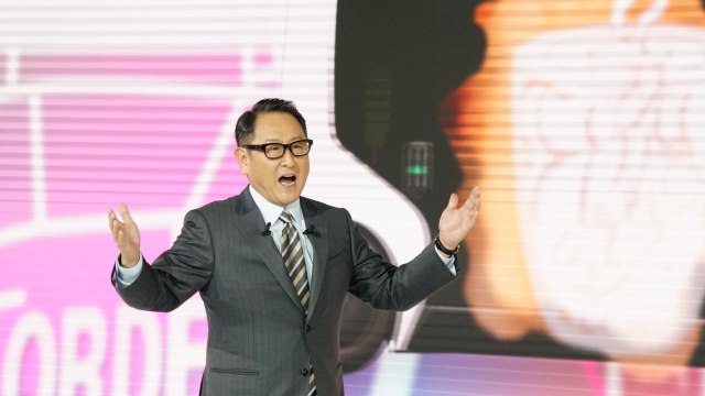 Presiden Toyota Motor Corporation, Akio Toyoda Foto: Haikal Pasya/kumparan