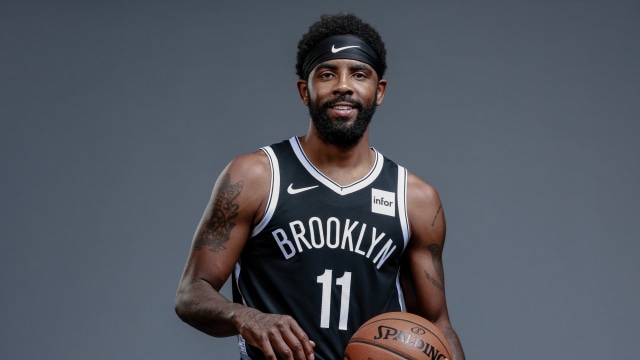 Bintang Brooklyn Nets, Kyrie Irving.  Foto: Nicole Sweet-USA TODAY Sports