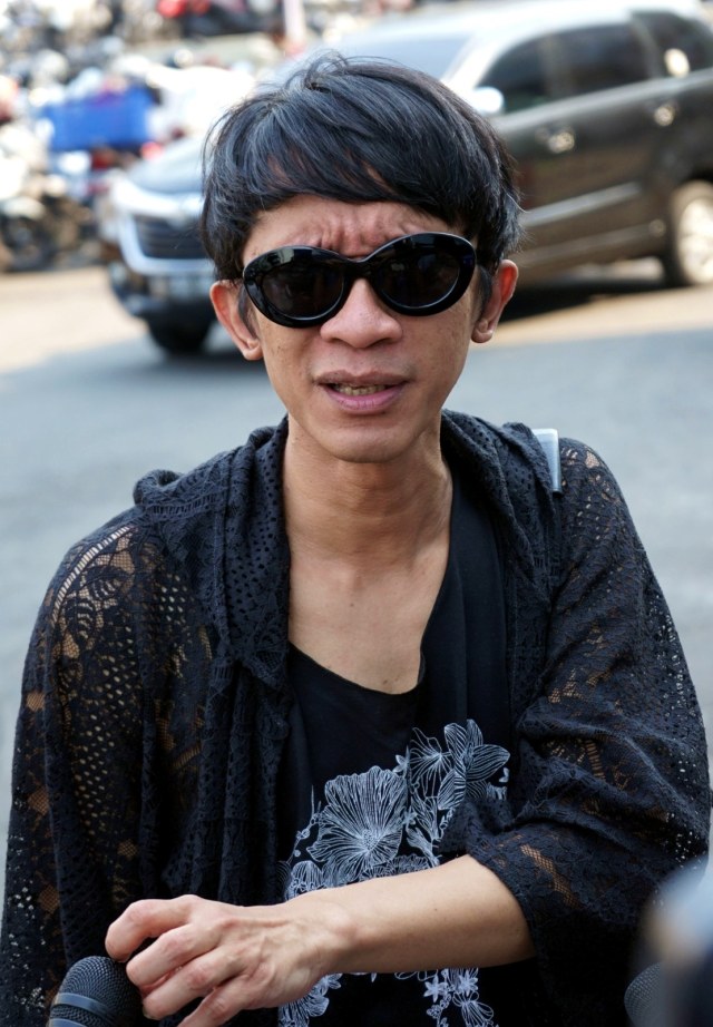 Aming saat ditemui dikawasan Tendean, Jakarta, Kamis, (24/10). Foto: Ronny