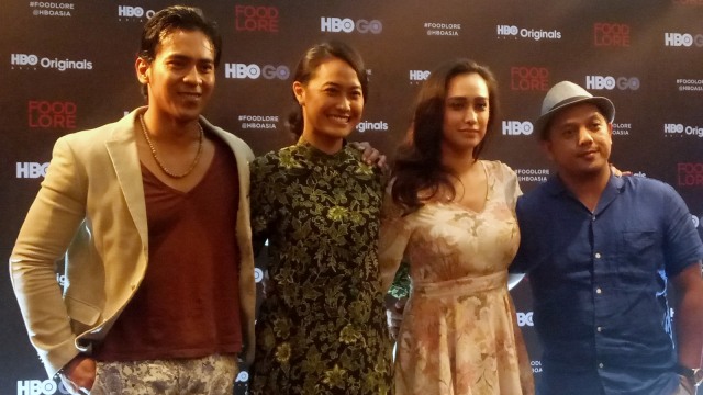 Konferensi pers HBO 'Foodlore: Maria's Secret Recipe' di Grand Hyatt, Jakarta Pusat, Kamis (24/10/2019).
 Foto: DN. Mustika Sari/kumparan