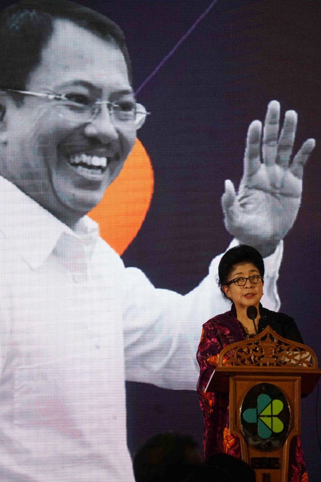 Mantan Menteri Kesehatan Nila F. Moeloek di gedung Kemenkes RI, Jakarta.  Foto: Irfan Adi Saputra/kumparan 