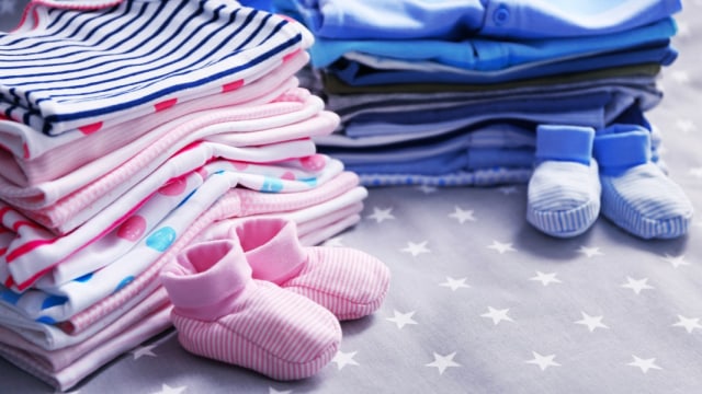 pakaian bayi Foto: Shutterstock