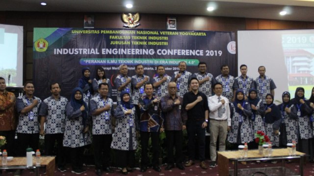 Industrial Engineering Conference 2019 oleh Fakultas Teknik Industri Universitas Pembangunan Nasional 'Veteran' Yogyakarta, Sabtu (26/10/2019). Foto: Birgita.