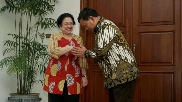 Pertemuan Prabowo Subianto dengan Megawati Soekarnoputri, 24 Juli 2019. Foto: Iqbal Firdaus/kumparan