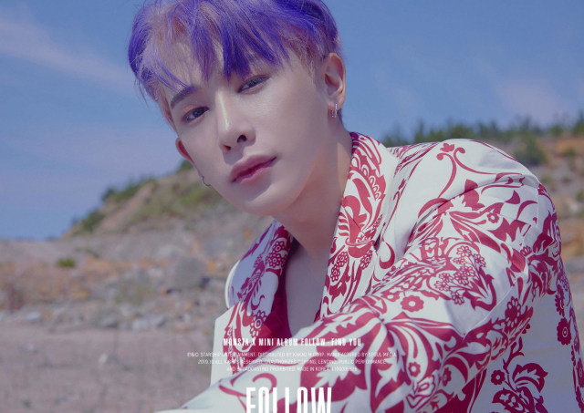 Monsta X Wonho. Foto: Twitter/OfficialMonstaX