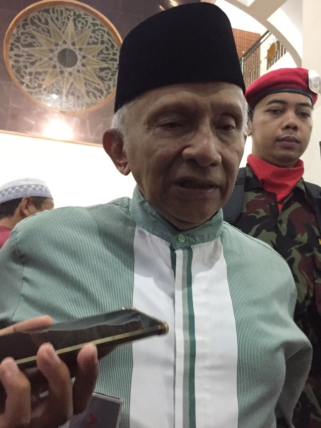 Amien Rais.  Foto: Arfiansyah Panji Purnandaru/kumparan