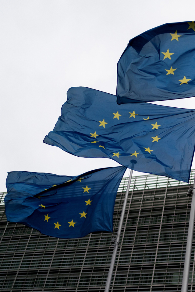 Bendera Uni Eropa. Foto: AFP