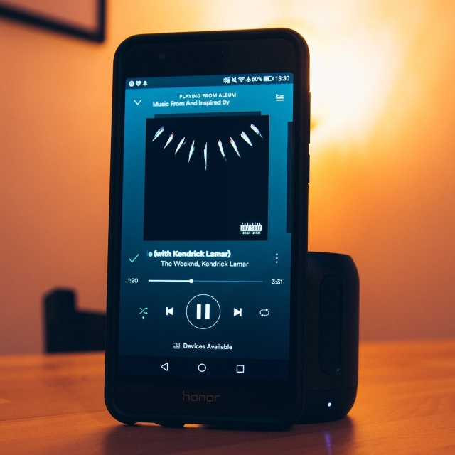 Aplikasi streaming musik Spotify. Foto: KaiPilger via Pixabay