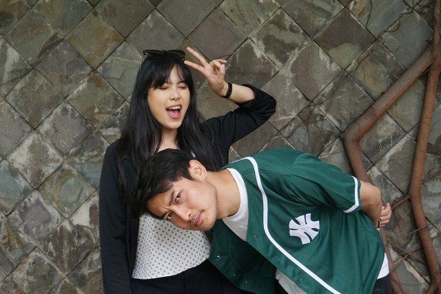 Ghaitsa Kenang dan Luthfi Aulia saat berkunjung ke kantor kumparan.  Foto: Fanny Kusumawardhani/kumparan 