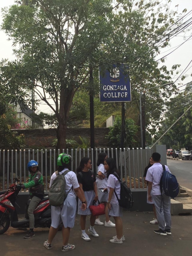 Suasana SMA Kolase Gonzaga, Jakarta Selatan, Rabu (30/10). Foto: Muhammad Darisman/kumparan 